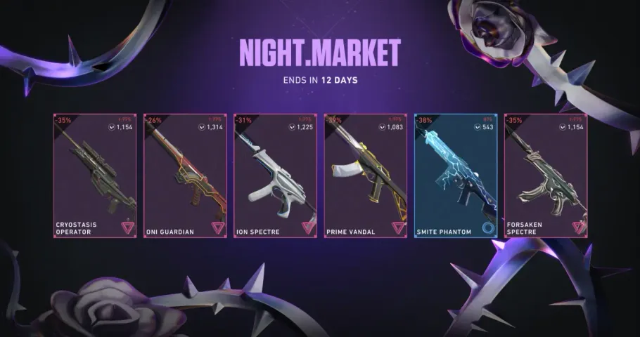 In-game Screenshot of Night Market
