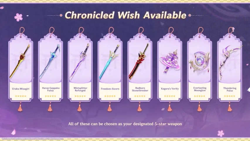 Chronicled Wish Banner. Credit: HoYoverse