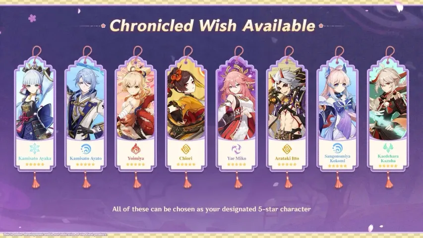 Chronicled Wish Banner. Credit: HoYoverse