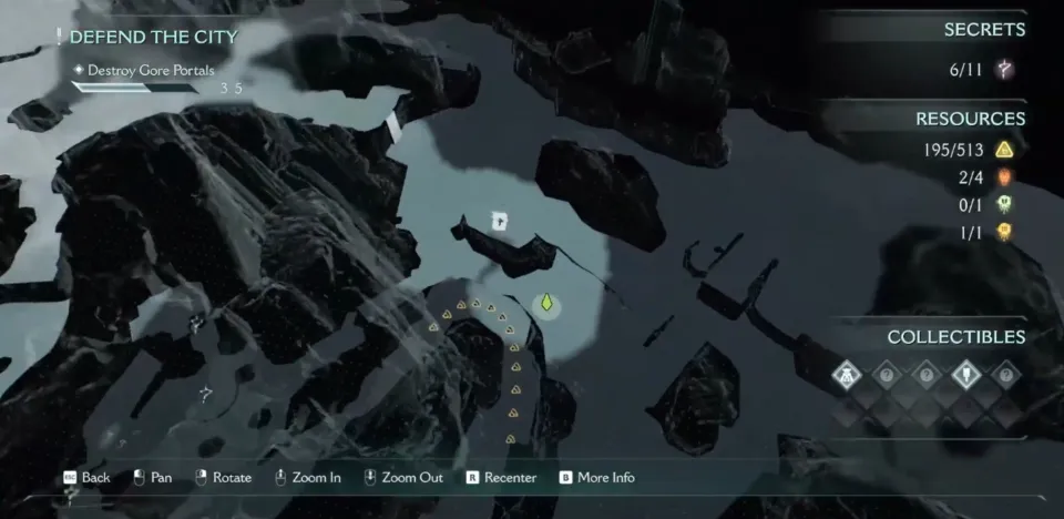 Emplacement de l'entrée du codex Siege Part 1 dans DOOM: The Dark Ages