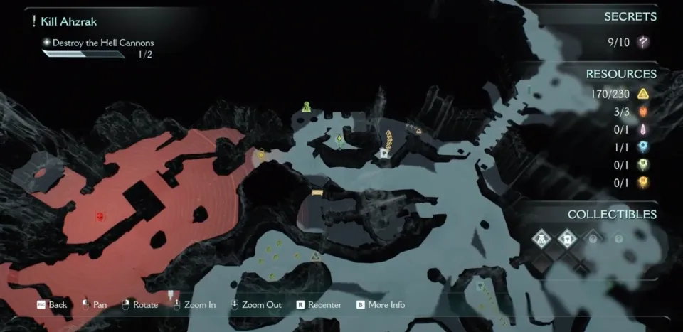 Emplacement de l'entrée du codex The Forsaken Plains dans DOOM: The Dark Ages