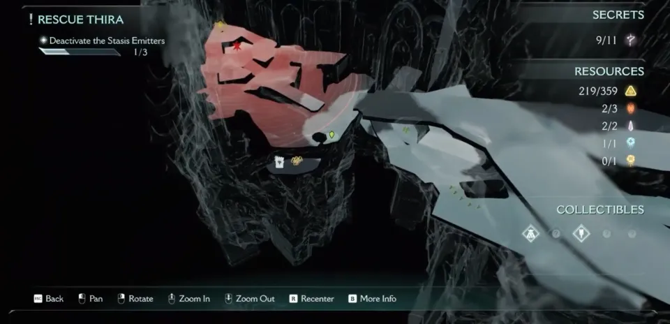 Emplacement de l'entrée du codex Spire of Nerathul dans DOOM: The Dark Ages