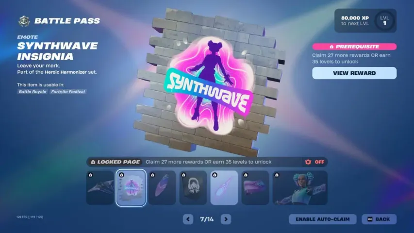 Synthwave insignia