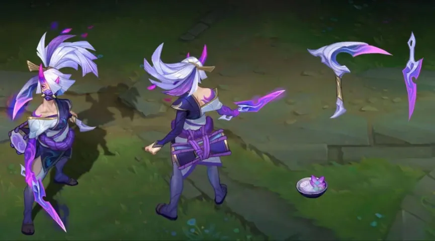 Spirit Blossom Akali - Concept Art