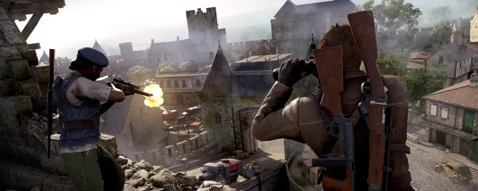 How To Use Binoculars in Sniper Elite: Resistance