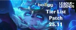 Lista Tierów LoL Patch S25.11: Najlepsi Bohaterowie dla Każdej Roli
