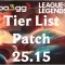 Lista de Tier del Parche S25.15 de LoL: Mejores Campeones para Cada Rol