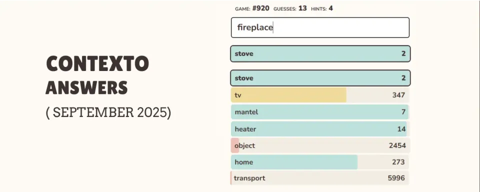 Jawaban Contexto Hari Ini! (September 2025)