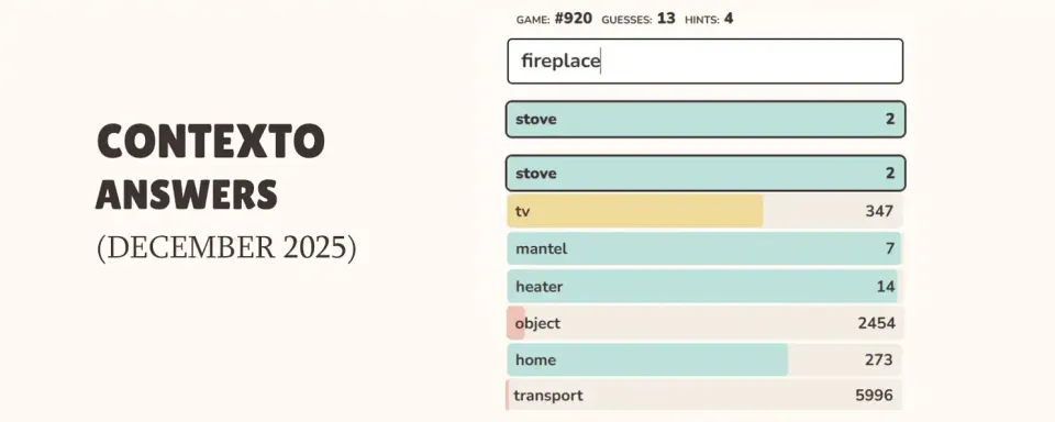 Jawaban Contexto Hari Ini! (Desember 2025)