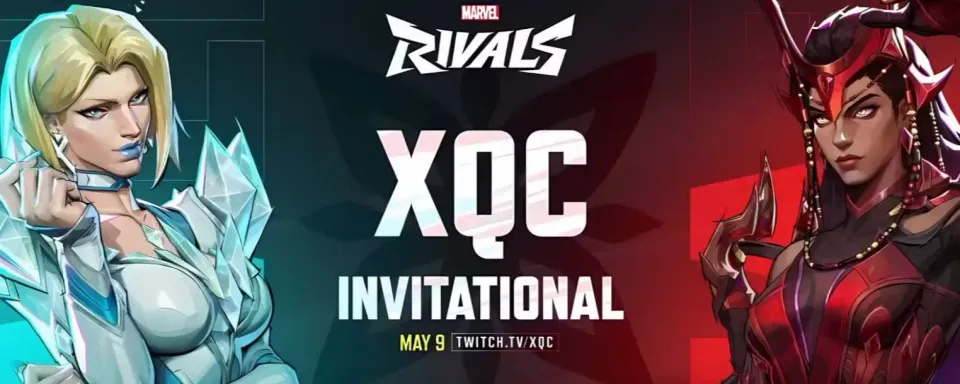 xQc, $250,000 규모의 마블 라이벌스 인비테이셔널 대회 개최 발표