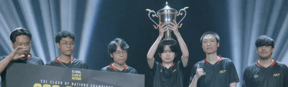 Team NKT defeats Talon Esports in the grand final of ESL Clash of Nations 2023