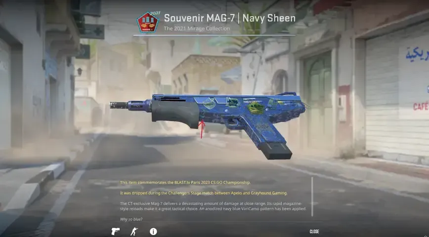 Not a day without bugs: Stickers on MAG-7 behave unnaturally