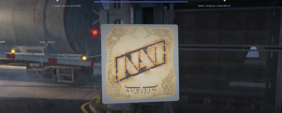 All team and player stickers on BLAST.tv Austin Major 2025 Stage 3