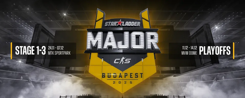 StarLadder、ブダペストメジャー2025のMRQを発表