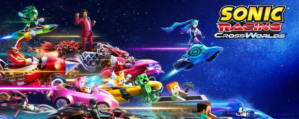 Sonic Racing: CrossWorlds obtient une date de sortie et une bande-annonce étoilée avec Ichiban, Joker et Miku