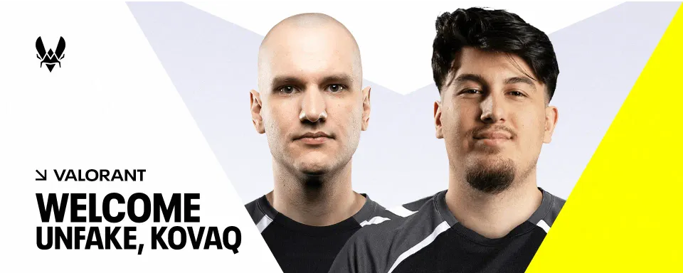 Team Vitality chiêu mộ UNFAKE và Kovaci vào đội hình VALORANT