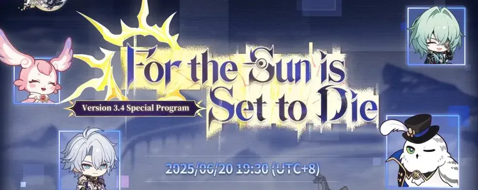 Honkai: Star Rail Version 3.4 “For solen er sat til at dø” – Specialprogramoversigt