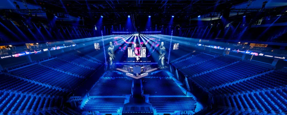 Austin Major arenasında atmosfer — Çeyrek Final 1. Gün