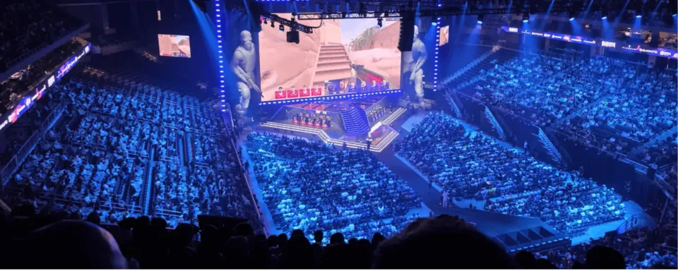 Atmosfære ved Austin Major arenaen — Kvartfinaler Dag 2