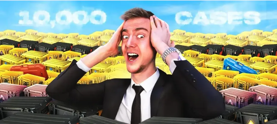 Le Youtuber a ouvert 10 000 caisses et a fait une moins-value de 35 000 dollars.