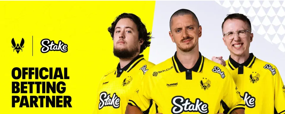 Stake став титульним спонсором Team Vitality