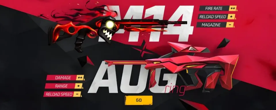 Free Fire MAX M14 x AUG Ring Event
