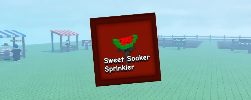 Cara Membuat Sweet Soaker Sprinkler di Grow A Garden
