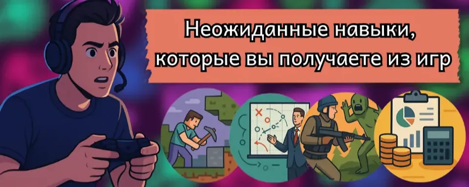 Неожиданные навыки, которые можно приобрести в играх