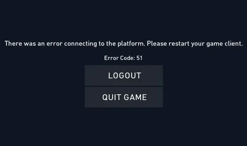 How to fix error code 51 in Valorant