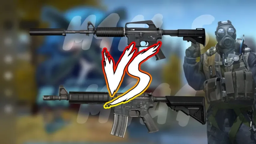 Comparando o uso da M4A1-S e da M4A4 no cenário profissional de CS