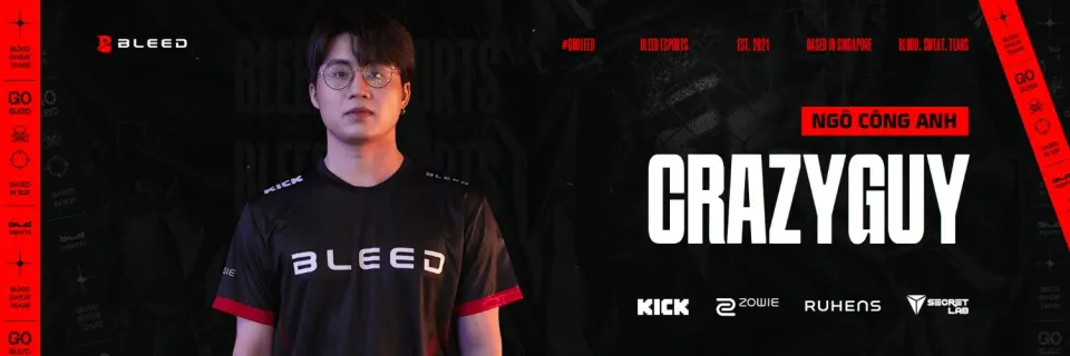 Crazyguy comentou sua saída da Bleed Esports