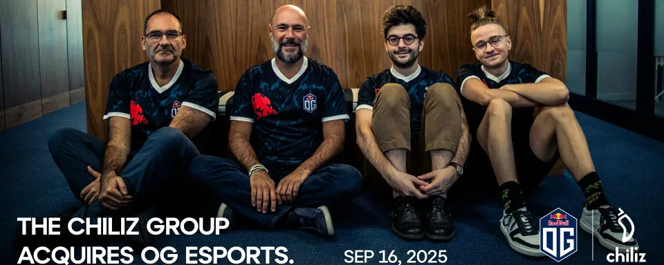Naging Mayoryang May-ari ng OG Esports ang Chiliz Group