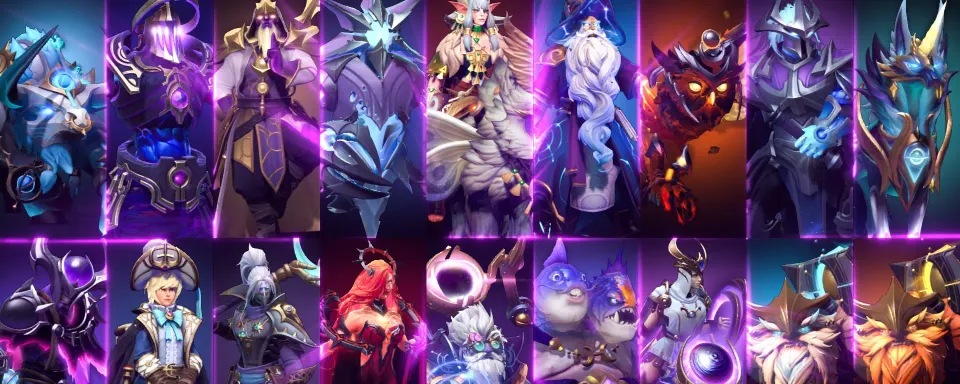 Tất cả các bộ trang phục từ hòm kho báu Cosmic Heroes Hoard