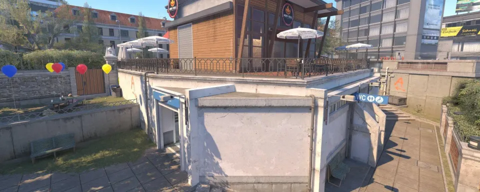 CS2 : Comment lancer une grenade HE et une grenade leurre sur Overpass