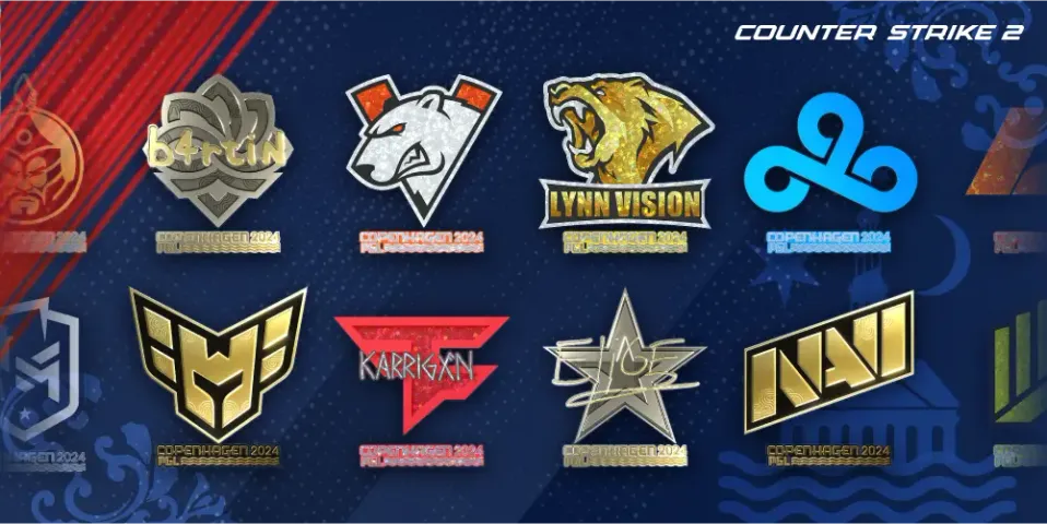 Todos os ovos de Páscoa nos autocolantes do PGL Major Copenhagen 2024