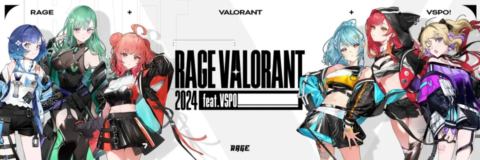 RAGE a annoncé et organisé l'événement RAGE VALORANT 2024 feat.VSPO