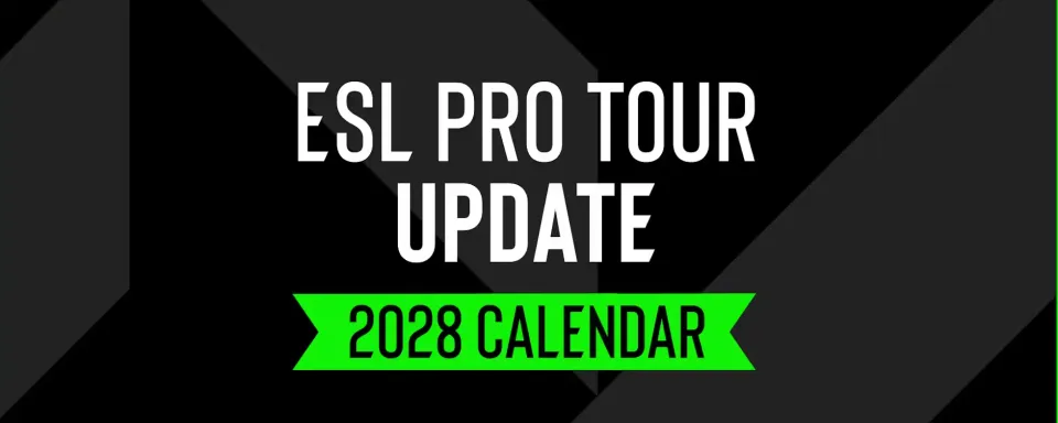 ESL har offentliggjort en begivenhedskalender for 2028