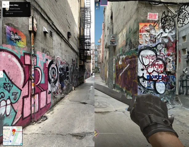 Innovative Map Maker Transforms New York Alley into a CS2 Battleground