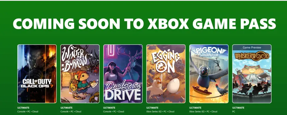 Call of Duty: Black Ops 7, Winter Burrow và nhiều hơn nữa sắp có trên Xbox Game Pass tháng 11