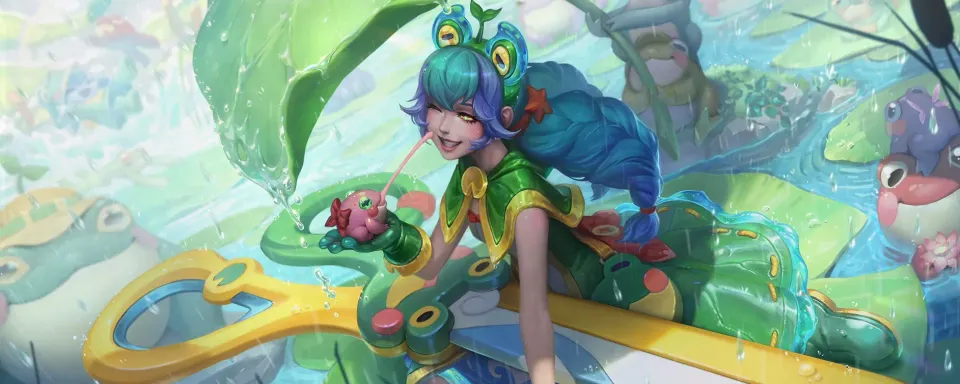 トリスターナとグウェンの新スキン「Rain Shepherd」シリーズ、アーケインのポリゴナルジンクス復活