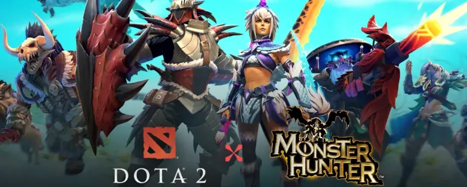 Kerjasama Dota 2 dengan Monster Hunter Bermula
