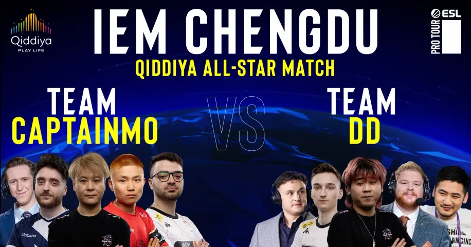 Przed meczem finałowym na IEM Chengdu 2024 odbędzie się mecz pokazowy pomiędzy Team CaptainMo i Team DD