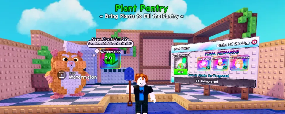 Guía del Evento Plant Pantry en Plants vs Brainrots