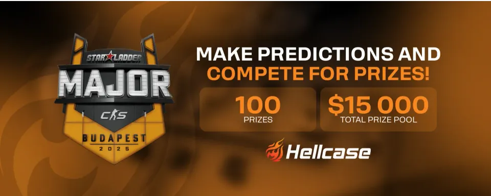 헬케이스, 부다페스트 메이저 2025 Pick’em 출시 - 총 상금 15,000달러