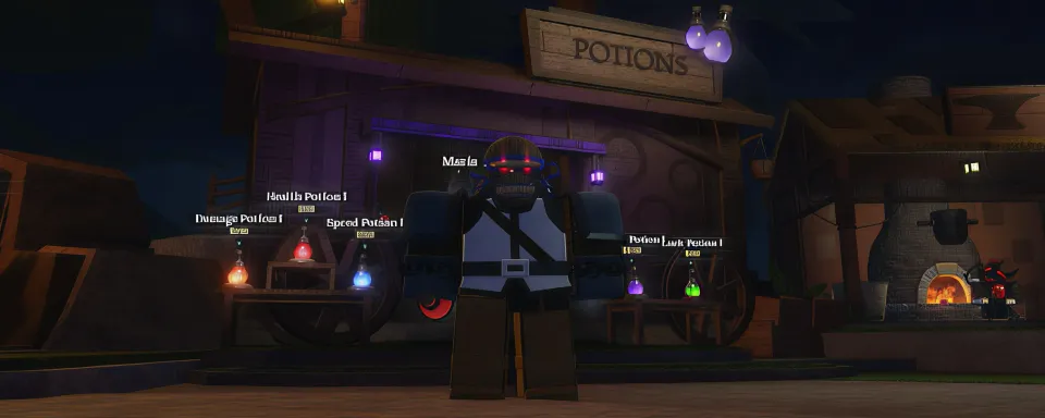 Все зелья в The Forge