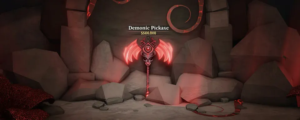 How to Get the Demonic Pickaxe in The Forge