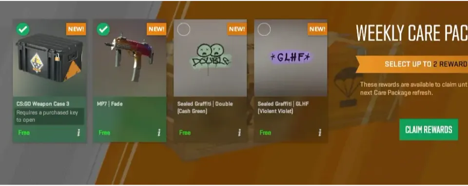 Valve limita el drop de cajas en CS2