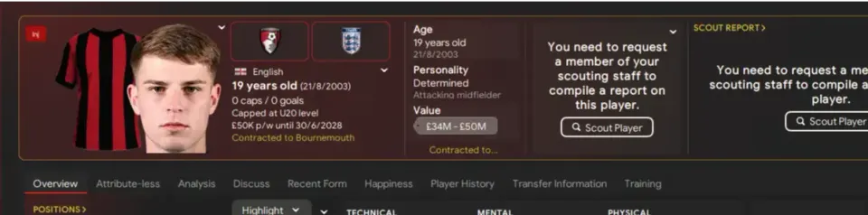 Best Wonderkid Central Midfielders in FM24