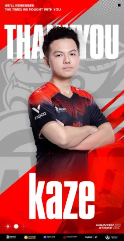 Kaze has departed from TYLOO