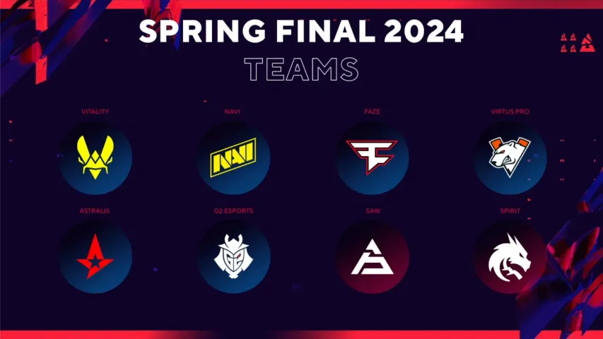 BLAST анонсировали первые матчи и группы Spring Final 2024